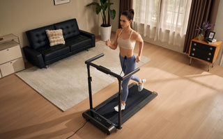 hardlopen op een loopband