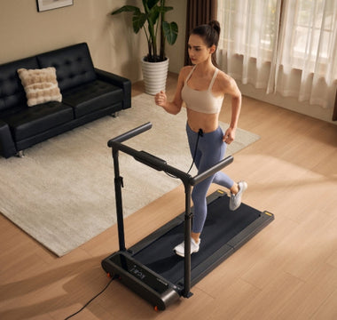 hardlopen op een loopband