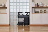Ingeklapte WalkingPad W1B Office Bike tegen de muur