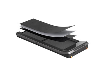 KingSmith WalkingPad Z3 Just Walk loopband lagen van de band zichtbaar vooraanzicht vrijstaand
