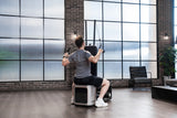 kingsmith-bx2-fitnessbank-latpulldown-achteraanzicht — Achteraanzicht latpulldown met kabeltrainer op Kingsmith BX2