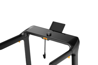 X218 WalkingPad loopband detail van de greep en het scherm