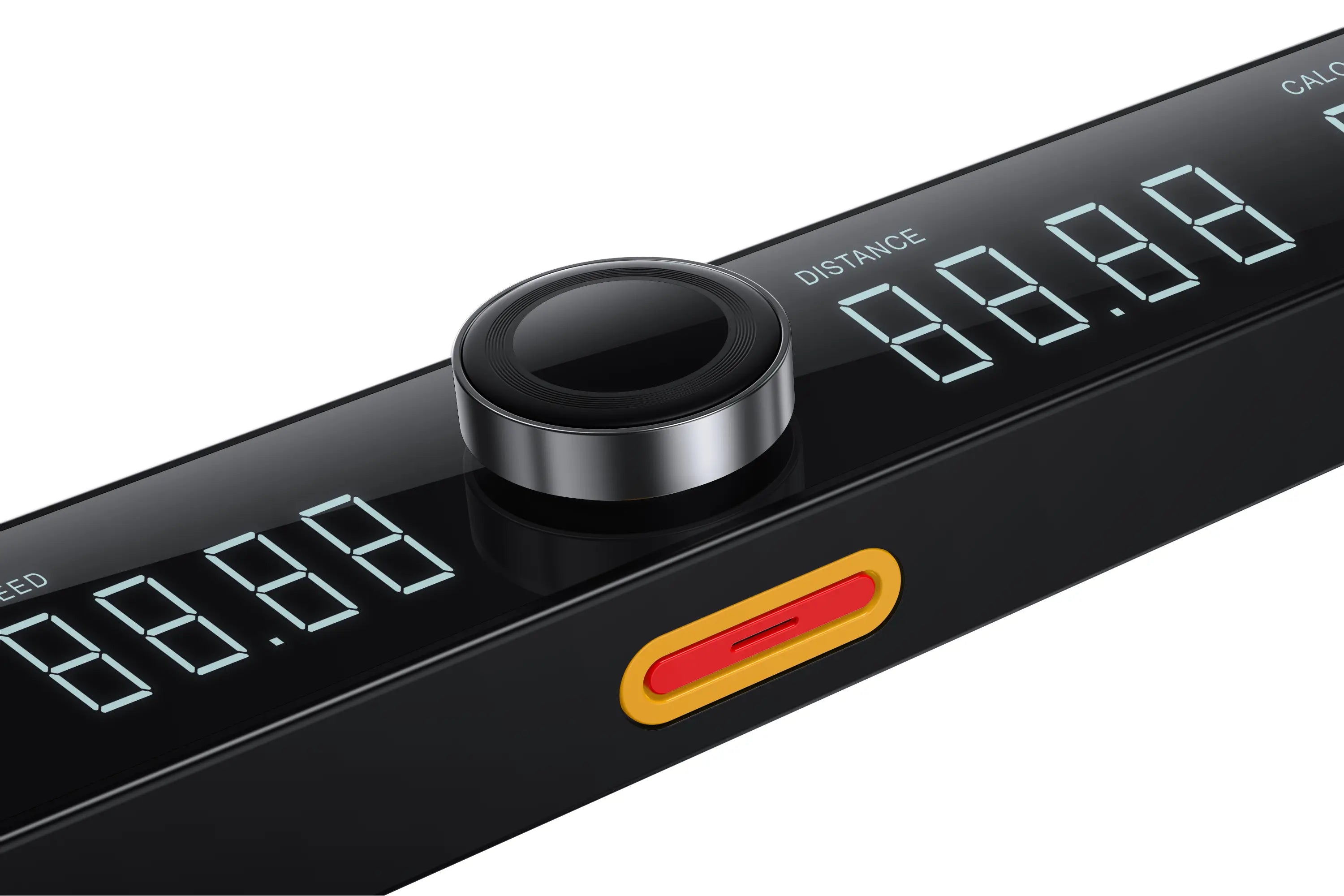 WalkingPad X23 loopband detail van de bedieningsknoppen vrijstaand