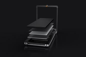 WalkingPad X23 loopband detail van het loopvlak vrijstaand