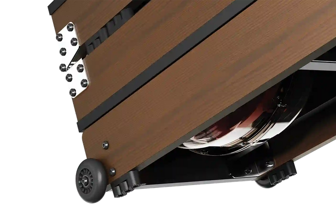 Opbergsysteem van de KingSmith WalkingPad WR20 water roeitrainer voor compact en eenvoudig opbergen