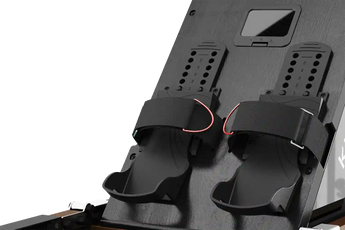 Verstelbare pedalen van de KingSmith WalkingPad WR20 water roeitrainer voor stevige en comfortabele voetpositie