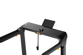 X218 WalkingPad loopband detail van de greep en het scherm