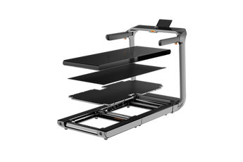 X218 WalkingPad loopband detail van de lagen en techniek van het loopvlak