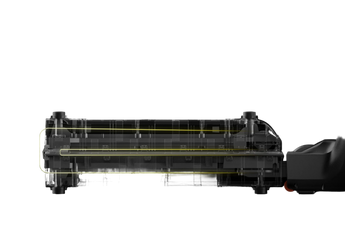 X218 WalkingPad loopband detail van de techniek vrijstaand
