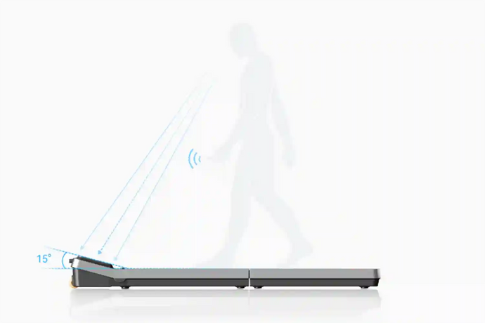 KingSmith WalkingPad Z3 Just Walk EasyView display met 15 graden kanteling voor comfortabel aflezen